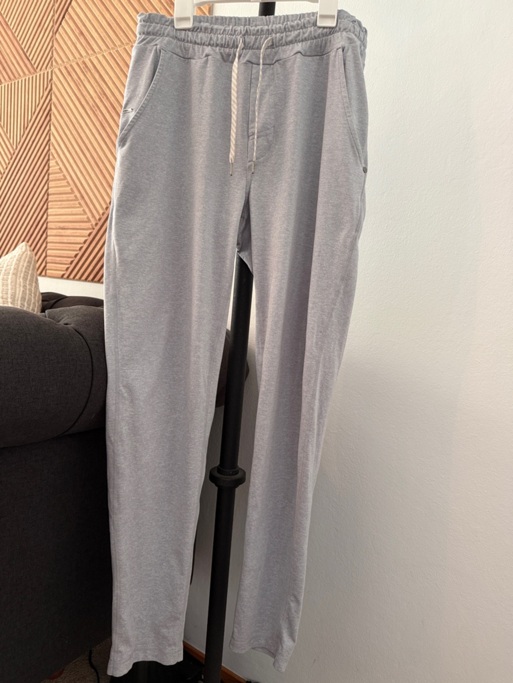 Vuori Light Grey Ponto Performance Pants
